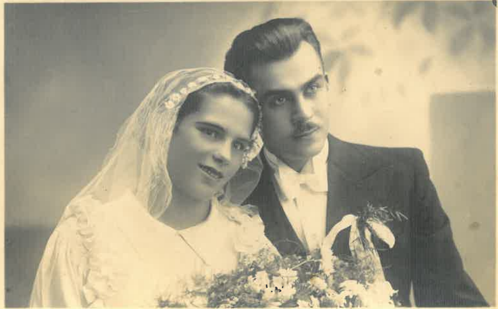 Zdjęcie ślubne Marty i Władysława 29.07.1937 r.