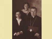 W środku Zofia Guzek - bratanica po lewej siostra Agnieszka Sudoł
